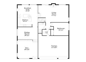 Floor plan 1 for 7305 Bush Garden Ave