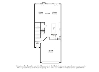 Floor plan 1 for 731 Alder Grove Trl