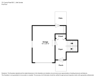 Floor plan 2 for 731 County Road B2 E