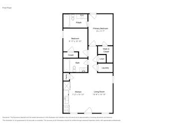 Floor plan 1 for 7310 Alcazar Gate