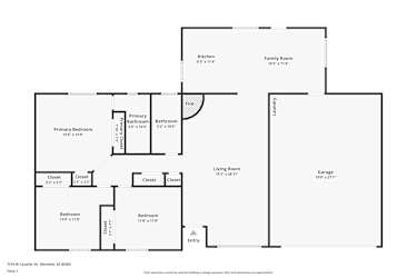 Floor plan 1 for 7310 W Cavalier Dr
