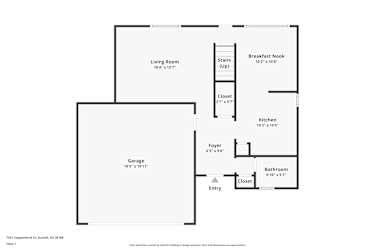 Floor plan 1 for 7331 Copperbend Ct