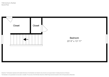 Floor plan 3 for 7338 2nd Ave S