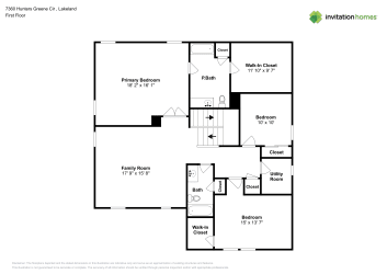 Floor plan 2 for 7360 Hunters Greene Cir