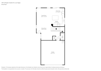 Floor plan 1 for 7361 Arlington Garden St