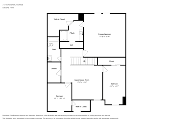 Floor plan 2 for 737 Sinclair Dr
