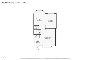 Floor plan 2 for 7403 Middle Bay Way