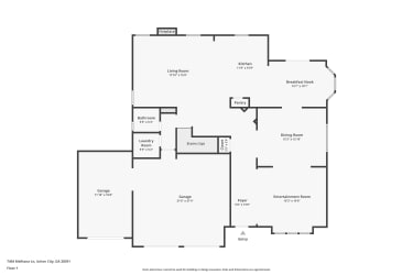 Floor plan 1 for 7404 Melhana Ln