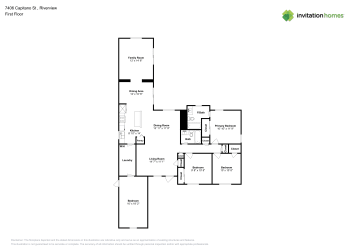 Floor plan 1 for 7406 Capitano St