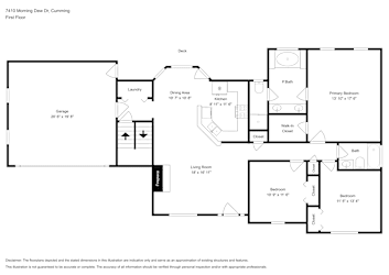 Floor plan 2 for 7410 Morning Dew Dr