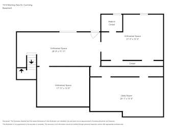 Floor plan 1 for 7410 Morning Dew Dr