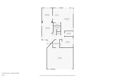 Floor plan 1 for 7413 Sunspot Dr