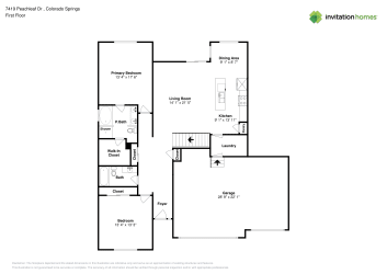 Floor plan 4 for 7419 Peachleaf Dr