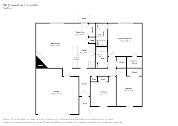 Floor plan 1 for 7425 Tunbridge Dr