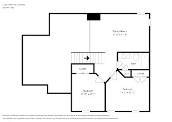 Floor plan 2 for 7428 Trotter Rd