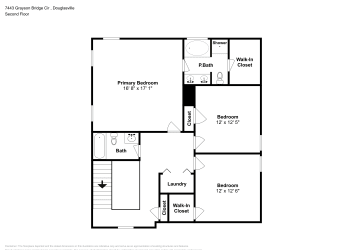Floor plan 2 for 7443 Grayson Bridge Cir