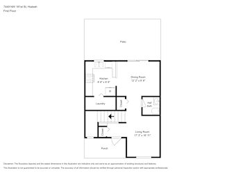 Floor plan 1 for 7449 NW 181st St