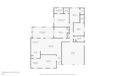 Floor plan 1 for 745 Academy Ln