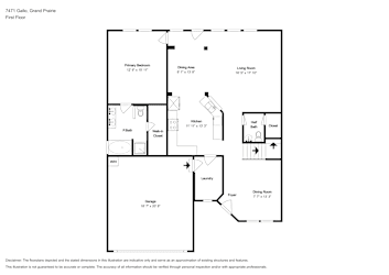 Floor plan 1 for 7471 Gallo