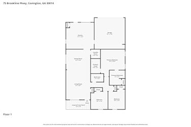 Floor plan 1 for 75 Brookline Pkwy