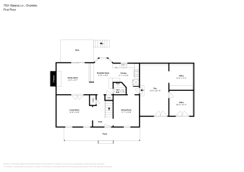 Floor plan 1 for 7501 Batavia Ln
