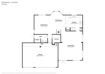 Floor plan 1 for 7530 Prescott Ln
