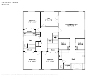 Floor plan 2 for 7530 Prescott Ln