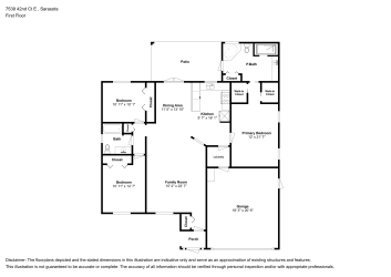 Floor plan 1 for 7539 42nd Ct E