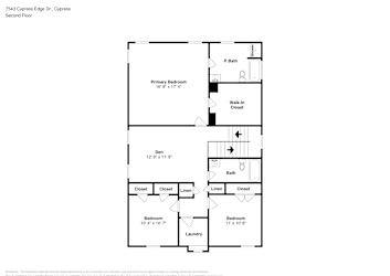 Floor plan 2 for 7543 Cypress Edge Dr