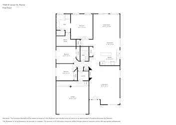 Floor plan 1 for 7546 W Jenan Dr