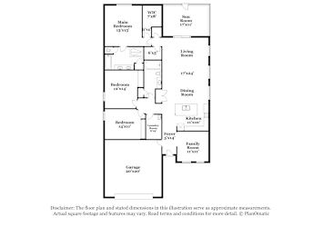 Floor plan 1 for 7561 Chervil St