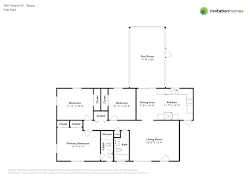 Floor plan 1 for 7601 Sharon Dr