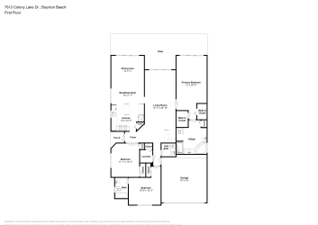 Floor plan 1 for 7613 Colony Lake Dr