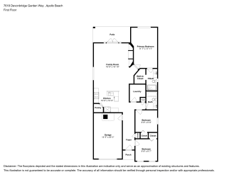 Floor plan 1 for 7618 Devonbridge Garden Way