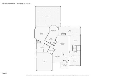 Floor plan 1 for 763 Sagewood Dr
