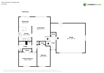 Floor plan 2 for 7641 Irving Ave N
