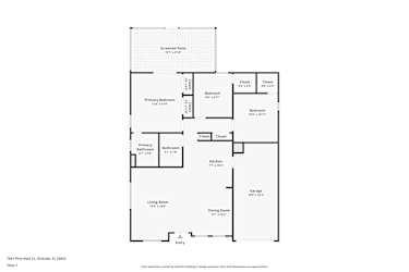 Floor plan 1 for 7641 Pine Nest Ct