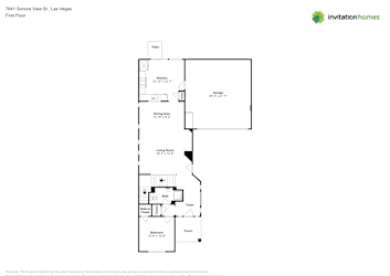 Floor plan 1 for 7641 Sonora View St
