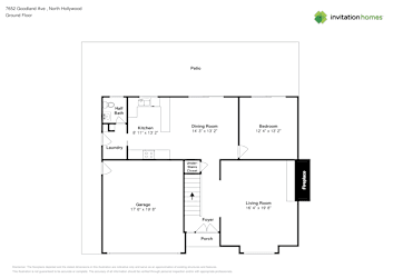 Floor plan 1 for 7652 Goodland Ave
