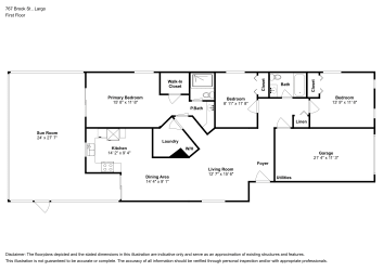 Floor plan 1 for 767 Brook St