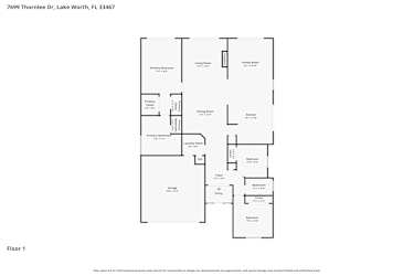 Floor plan 1 for 7699 Thornlee Dr