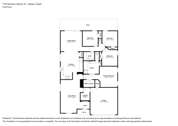 Floor plan 1 for 7704 Mariners Harbour Dr