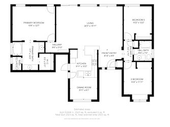 Floor plan 1 for 7704 W San Juan Ave