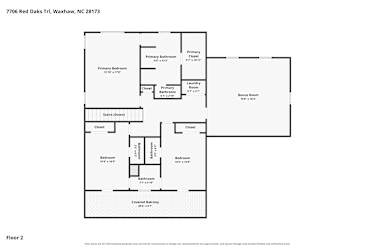 Floor plan 2 for 7706 Red Oaks Trl