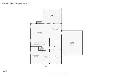 Floor plan 1 for 7706 Red Oaks Trl