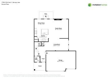 Floor plan 1 for 7708 210th Ave E
