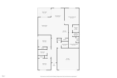 Floor plan 1 for 7711 Harbor Moor Dr
