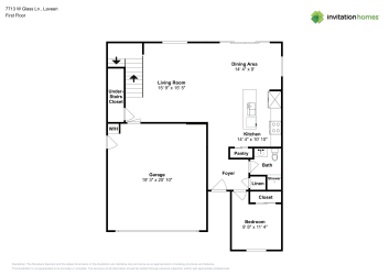Floor plan 1 for 7713 W Glass Ln