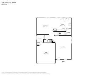 Floor plan 1 for 7730 Paraiso Cir