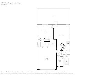 Floor plan 1 for 7790 Minas Ridge Drive
